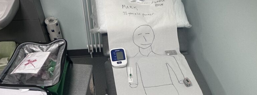 When a Marker and a Bed Roll Are Enough: Simple Simulation in General Practice