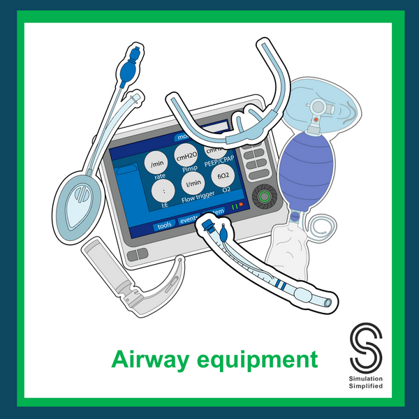 SimSimple Base Kit - simulation training kit laminated tabletop system ...